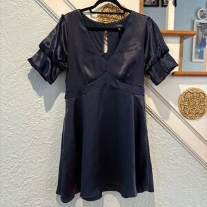 Navy Skater Dress